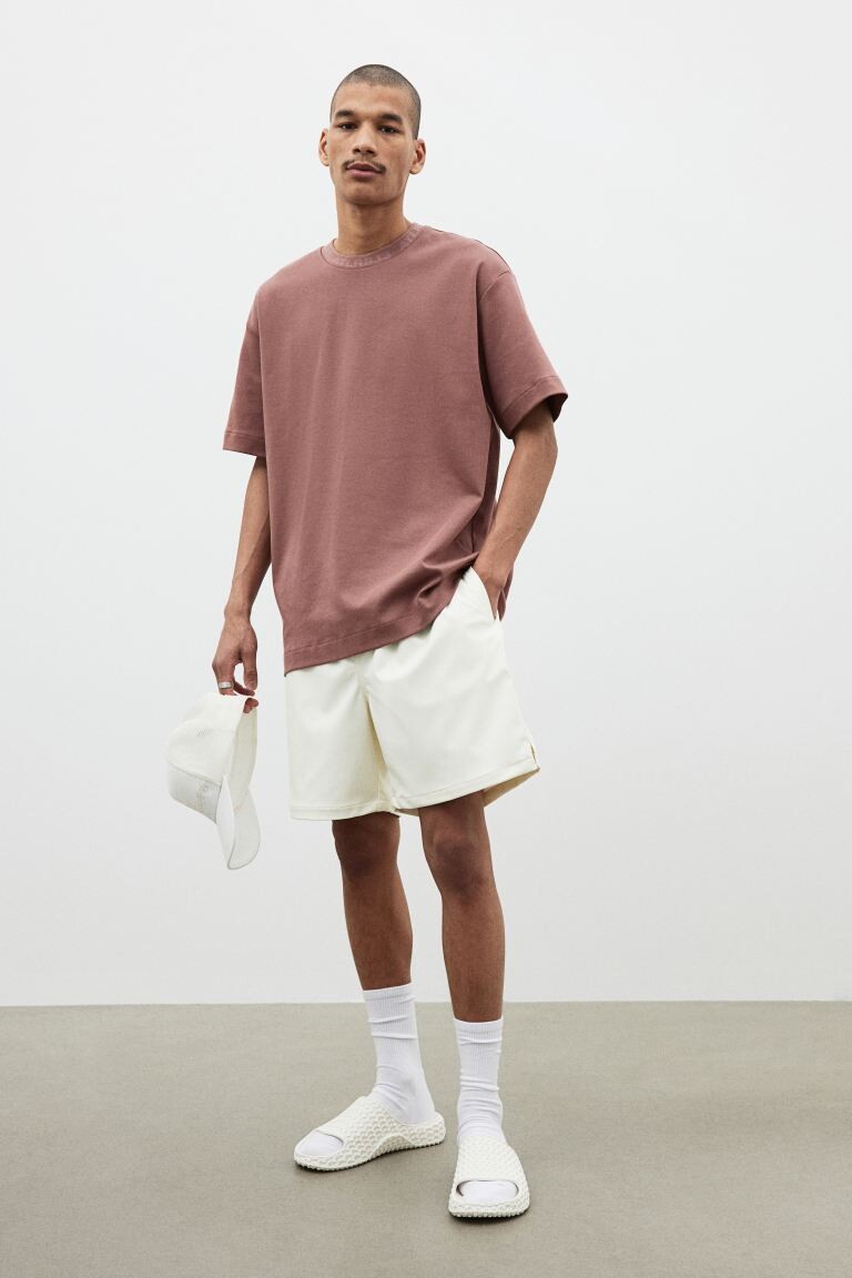 

Футболка свободного кроя H&M, красный