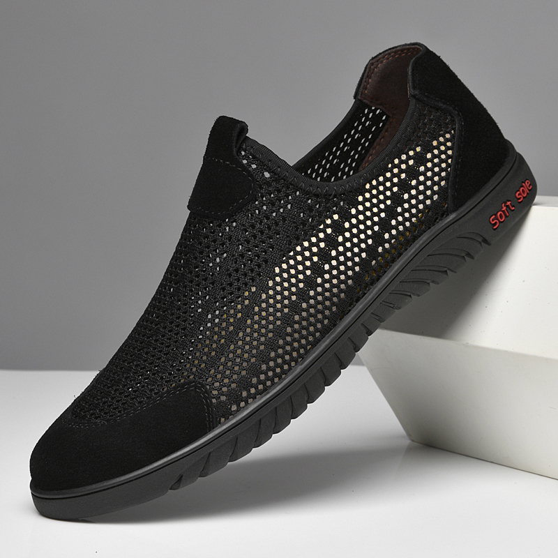 BAGE Мужские повседневные кроссовки Low Top черные, цвет Black — фото 3