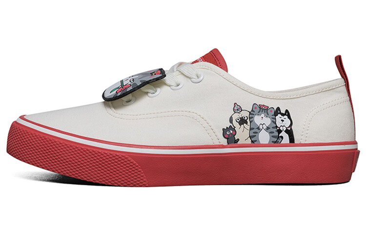 

V"lites Скейтбординг Кроссовки Женские Низкие Белые/Красные Skechers