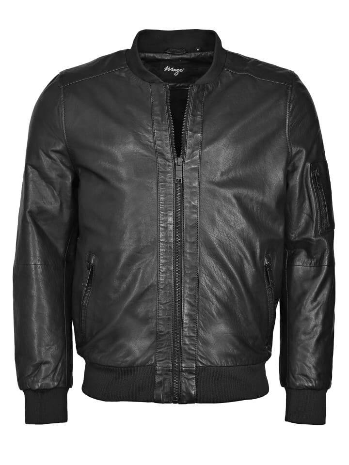 

Кожаная куртка Maze Lederblouson 42021205, черный