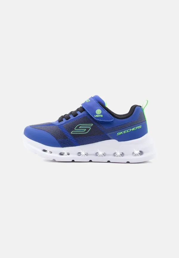 Кроссовки glide step lights Skechers, Blue/Black/Lime