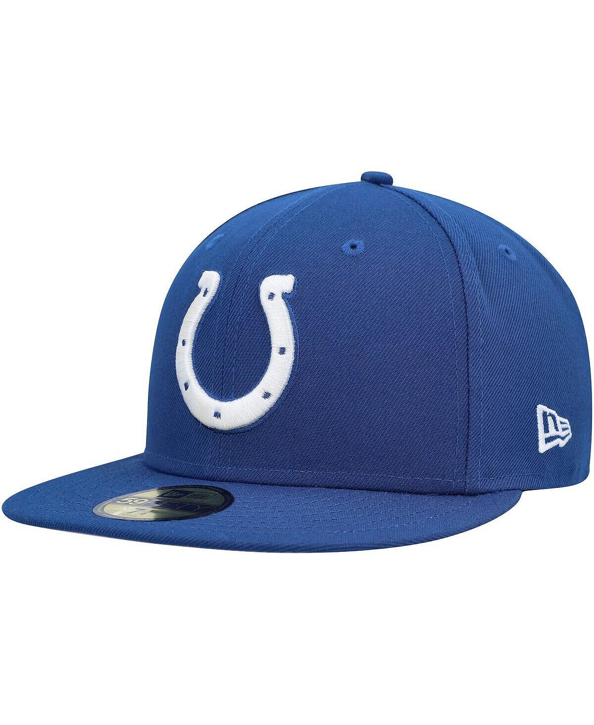

Мужская приталенная шляпа Royal Indianapolis Colts Team Basic 59FIFTY New Era