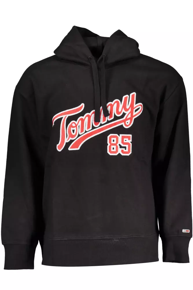 

Черный хлопковый мужской свитер Tommy Hilfiger