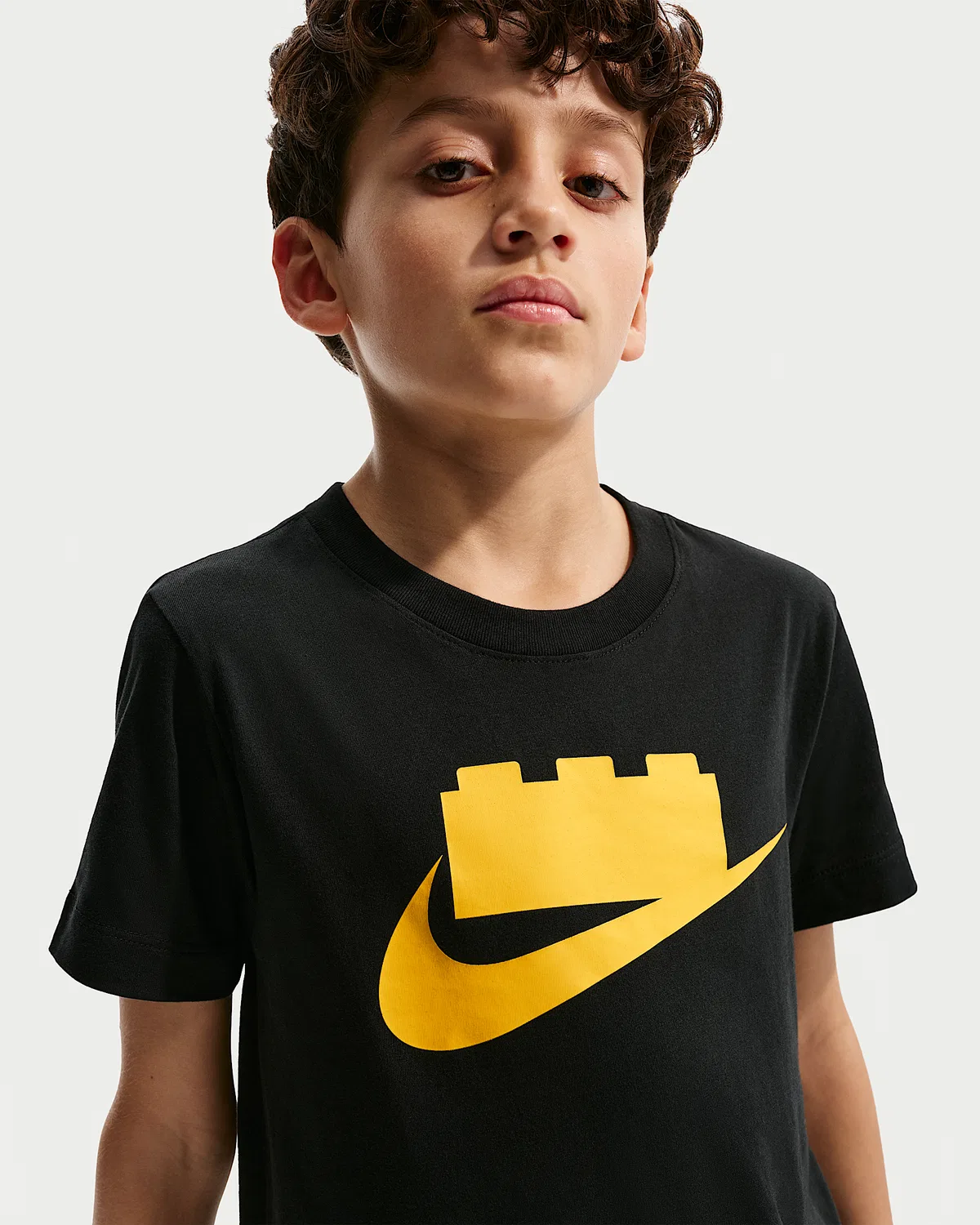 Детская футболка с логотипом Nike x LEGO® Collection, Black — фото 3