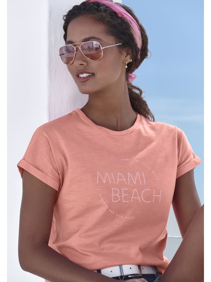 

Футболка Vivance, цвет peach