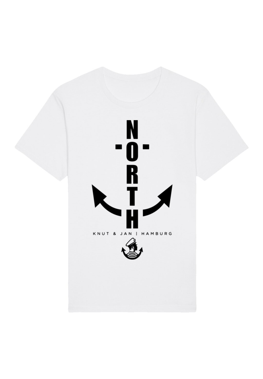 

Футболка с принтом NORTH ANKER KNUT JAN HAMBURG F4NT4STIC, белый