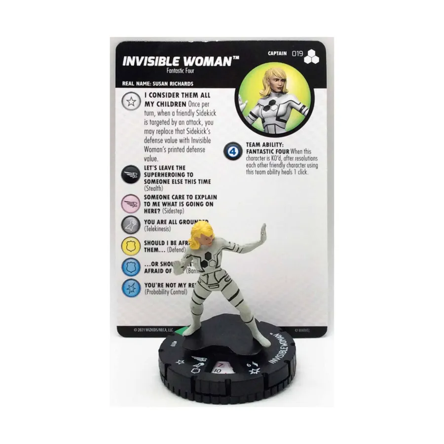 

Женщина-невидимка (U), Marvel HeroClix - Fantastic Four Future Foundation- Singles