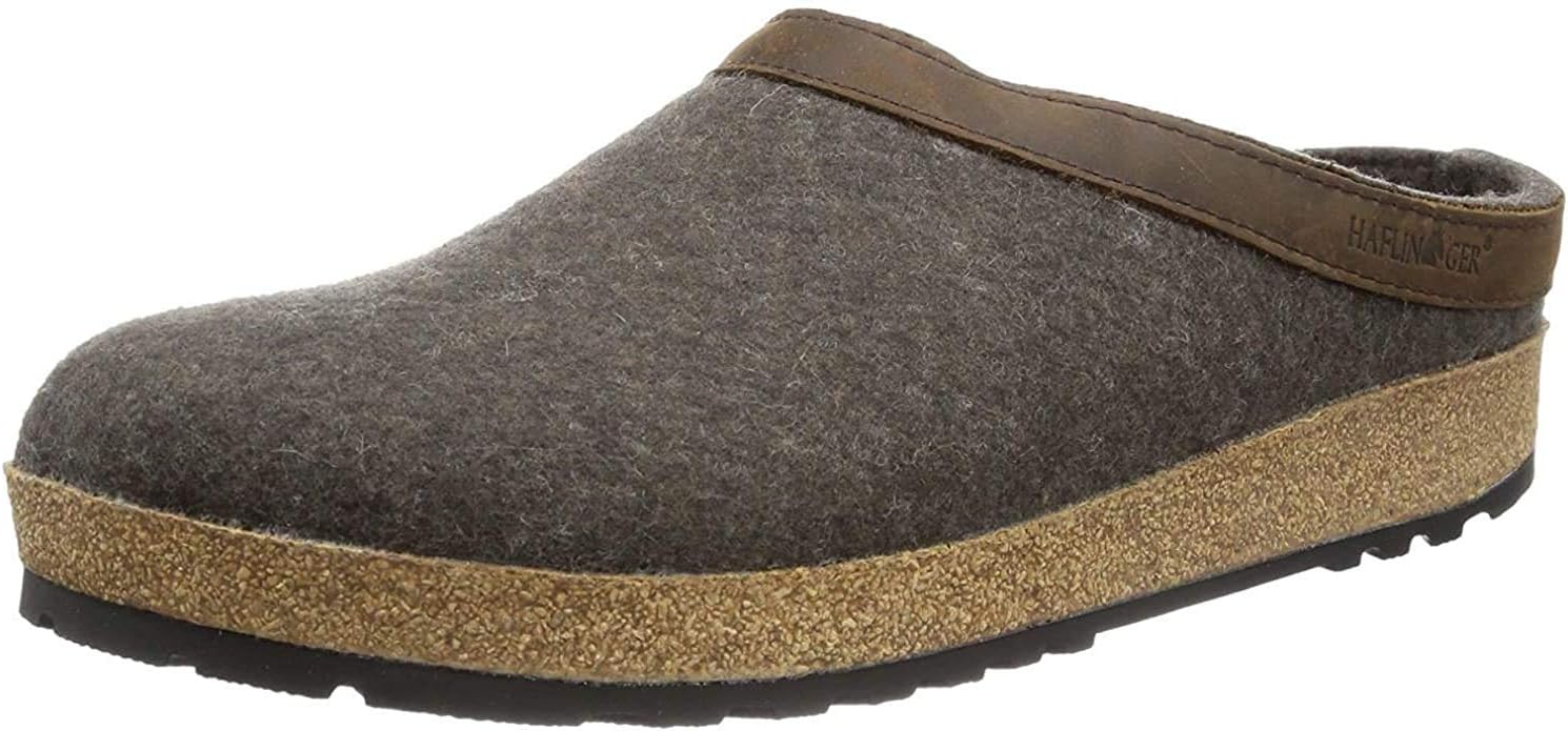 

Унисекс сабо Haflinger GZL с кожаными вставками Grizzly, коричневый