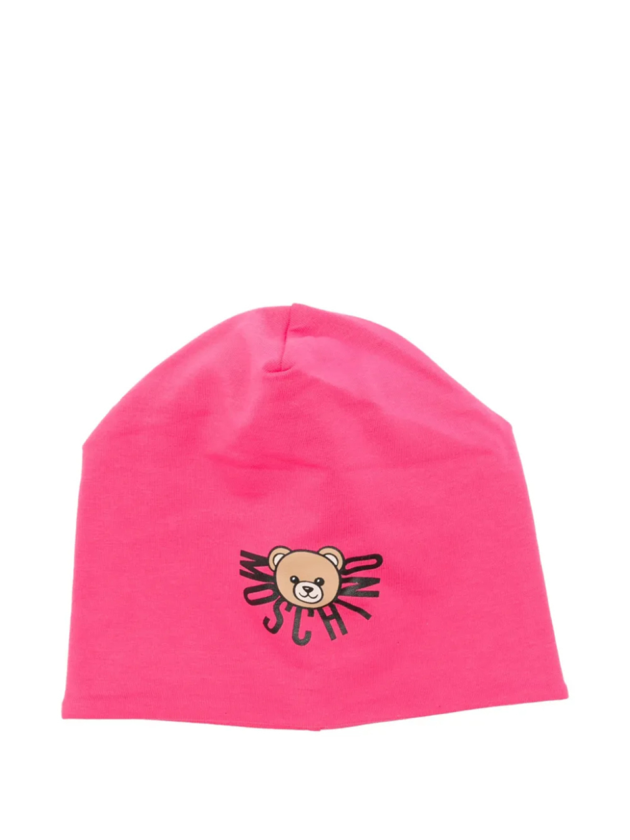 

Шапка-бини с логотипом Moschino Kids Teddy Bear, розовый