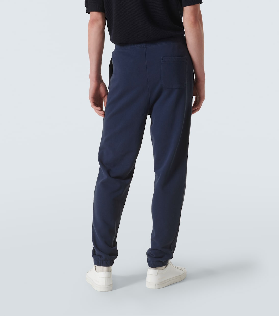 Хлопковые джерси спортивные штаны Polo Ralph Lauren, Cruise Navy — фото 4