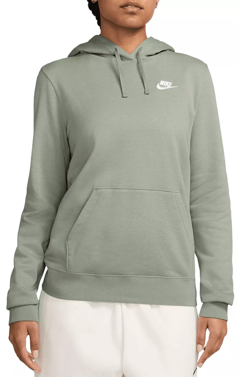 

Женский флисовый пуловер с капюшоном Nike Sportswear Club, цвет Jade Horizon