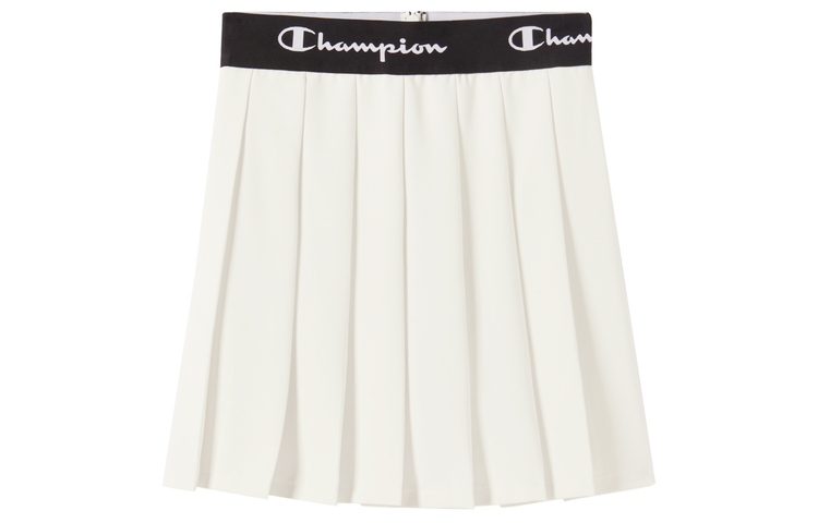 

Повседневная однотонная плиссированная юбка US Version Women's Champion, черный