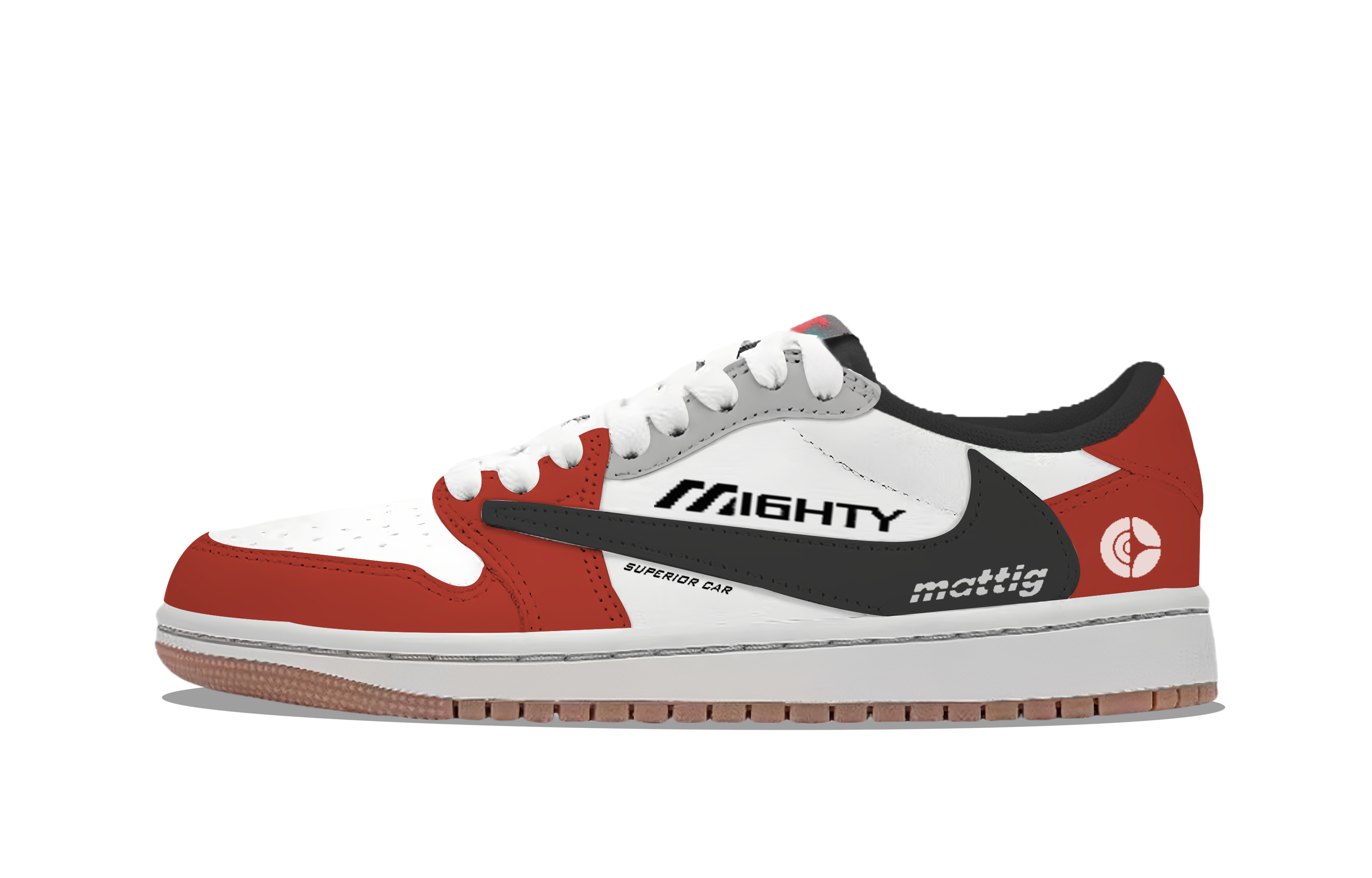 

Jordan Кроссовки Travis Scott x Air 1 Chicago Travis Scott X AJ1 Low top Vintage Basketball Shoes Unisex Black White Red