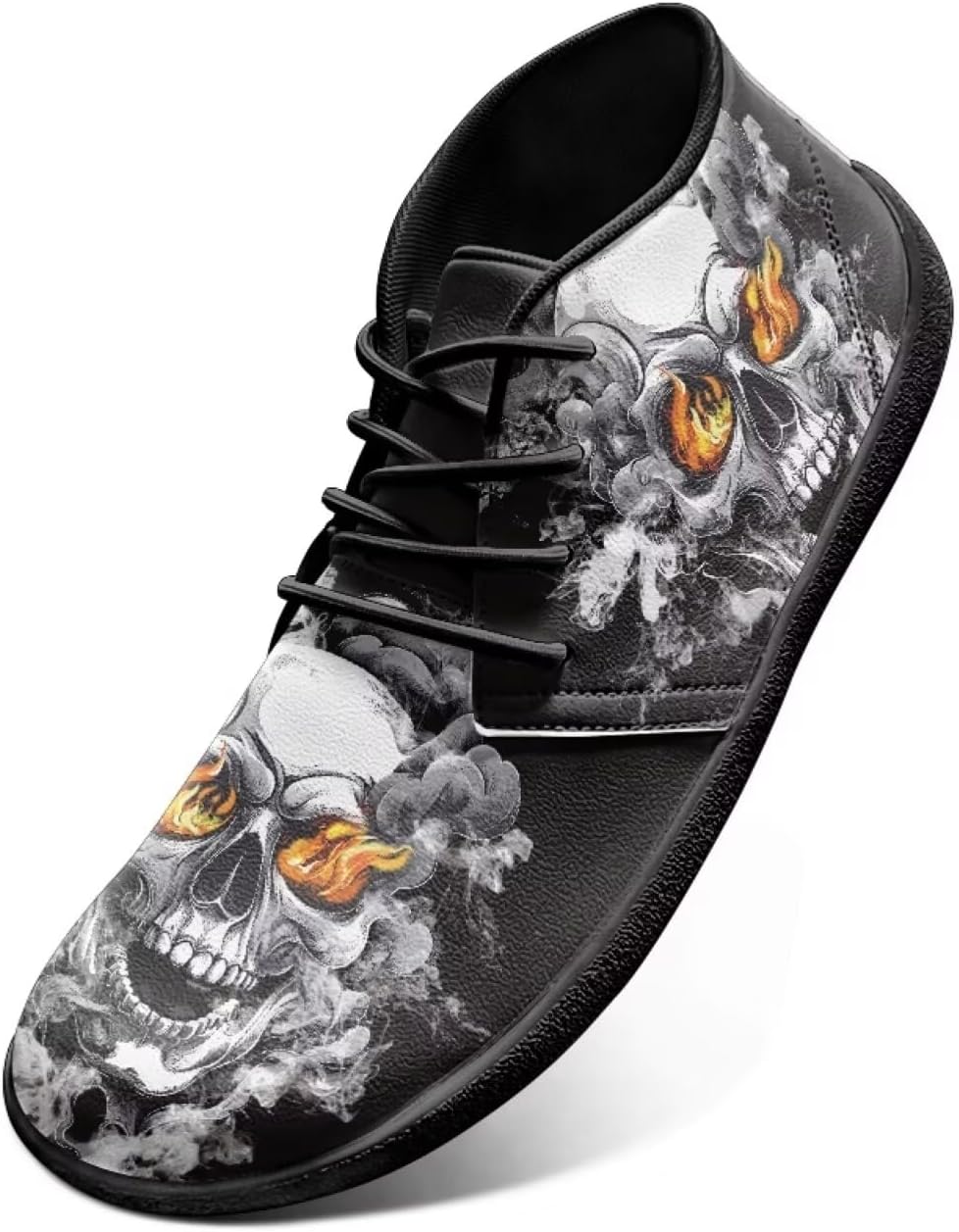 

Мужские кожаные лоферы на шнуровке с широким носком, модель «Такса Форхринс» в леопардовом принте, легкие и удобные, размер US 6-14 Forchrinse, Skeleton