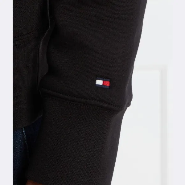 Толстовка обычного кроя с круглым вырезом Tommy Hilfiger, черный — фото 4