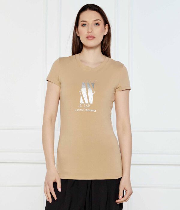 

Футболки Slim fit Armani Exchange, желтый