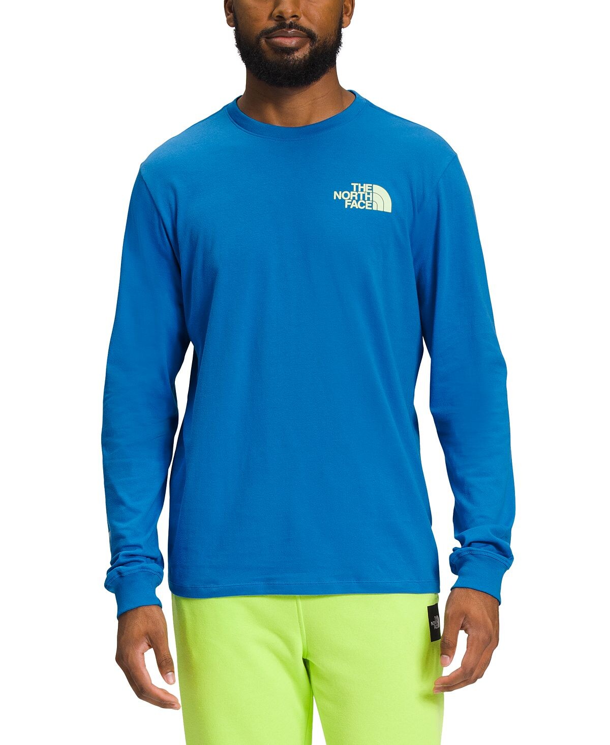 

Мужская футболка с длинным рукавом и графическим логотипом The North Face