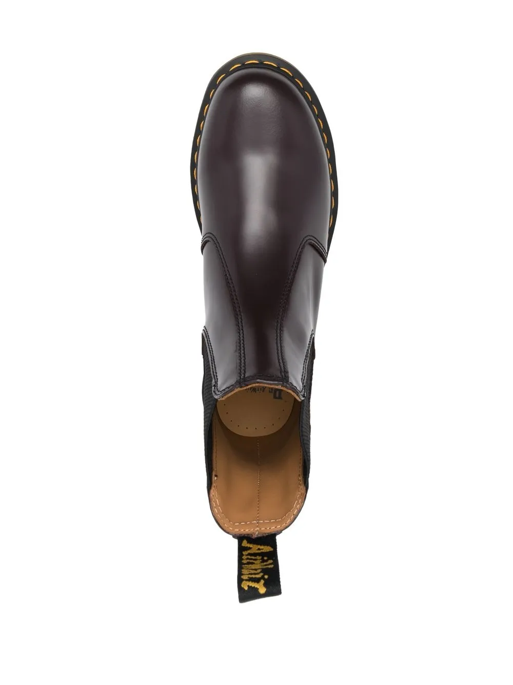 Мужские ботинки челси Dr. Martens из гладкой кожи, темно-коричневый — фото 4