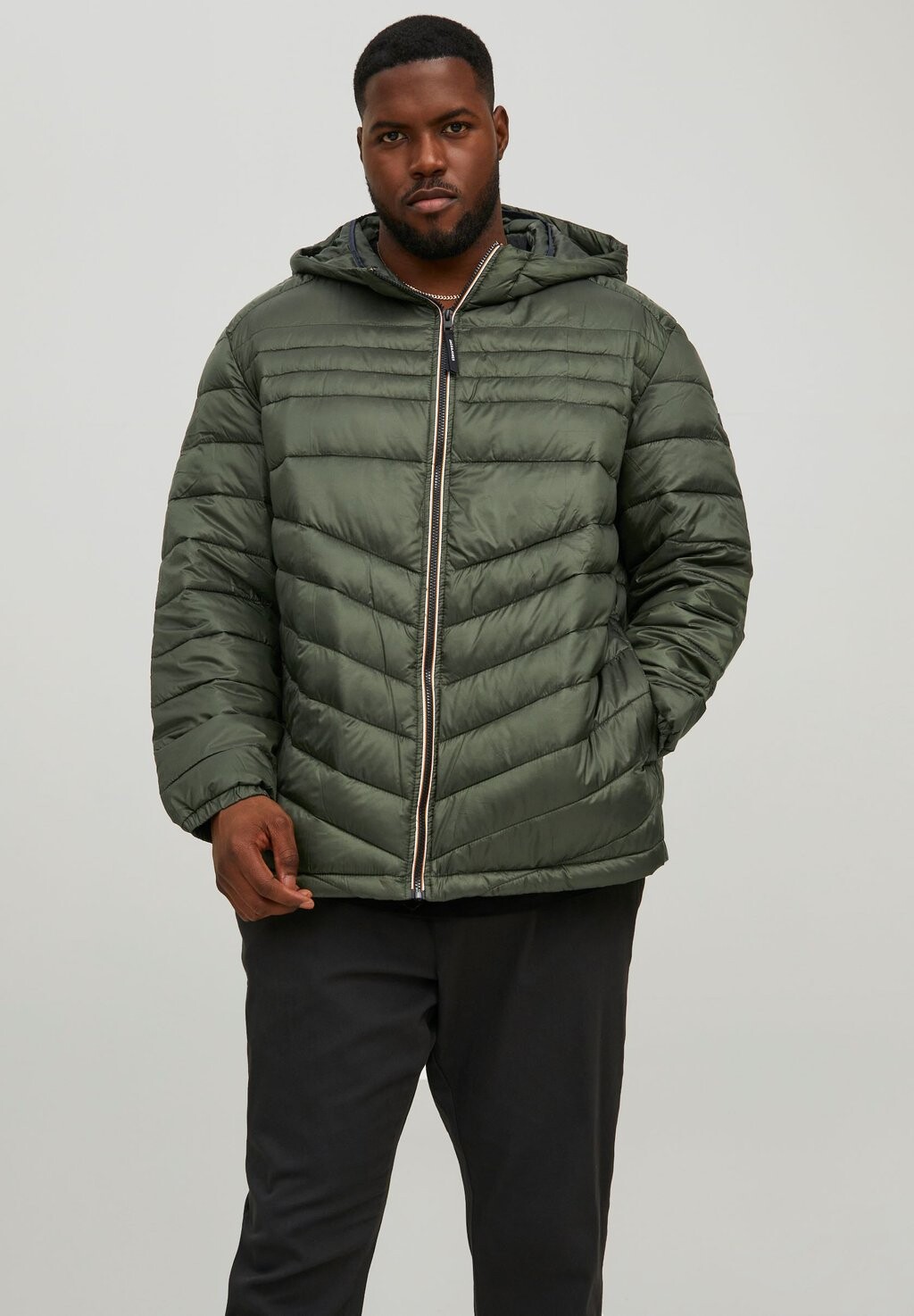 

Куртка Jack & Jones JJEHERO PUFFER HOOD, цвет rosin