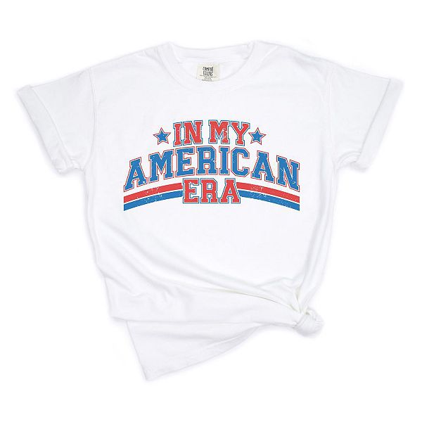 

Футболка In my american era garment dyed Simply Sage Market, White, Белый, Футболка In my american era garment dyed Simply Sage Market, White