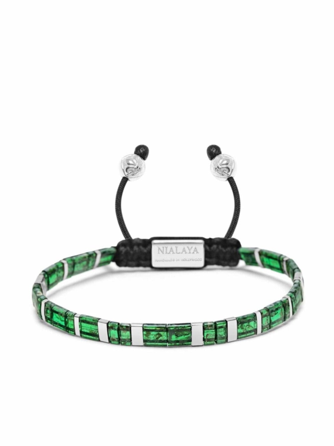 

Браслет из бусин с логотипом Nialaya Jewelry, зеленый