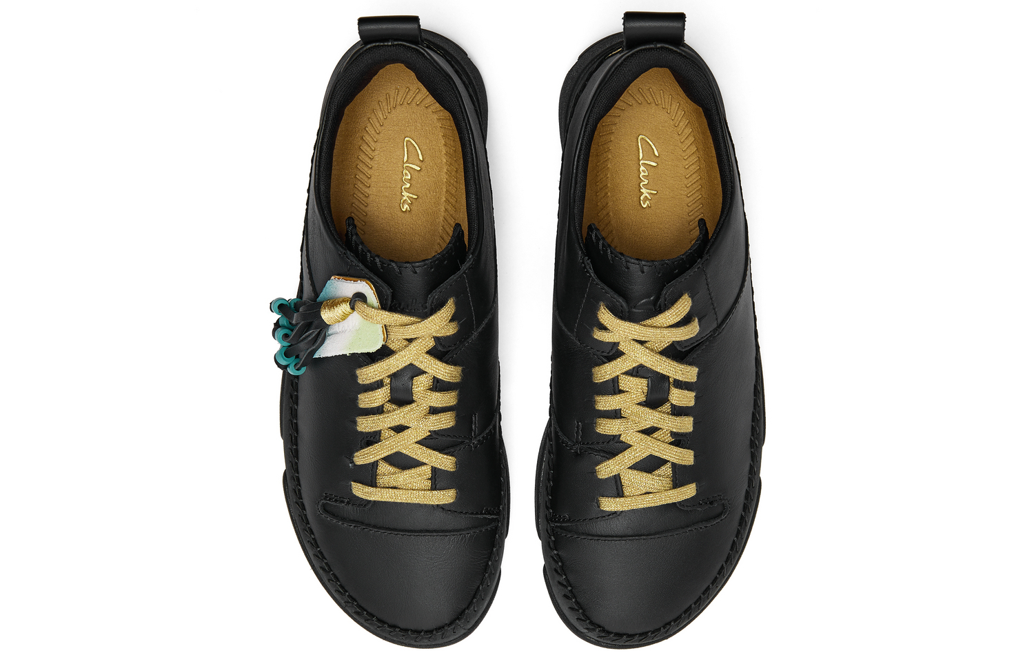 Clarks Низкие повседневные туфли Men's Black Gold — фото 4