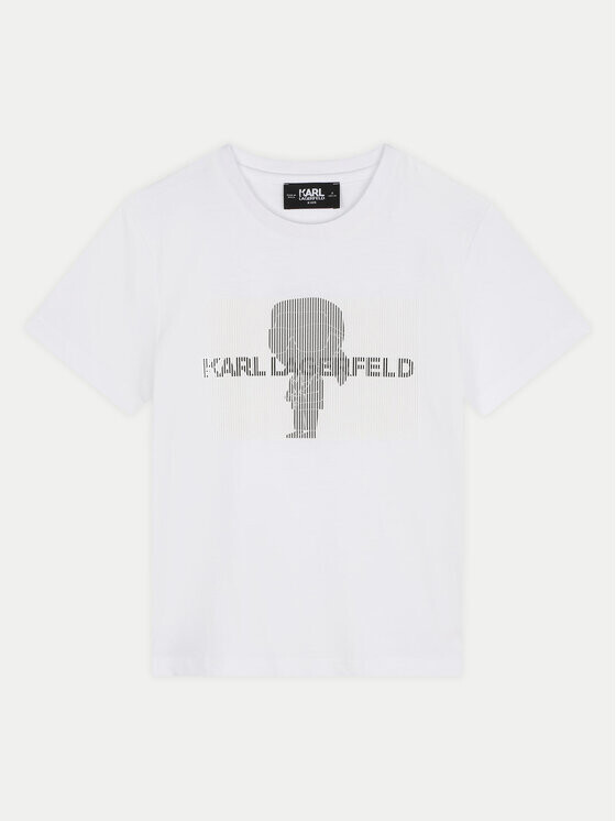 Футболка стандартного кроя Karl Lagerfeld Kids, белый — фото 2