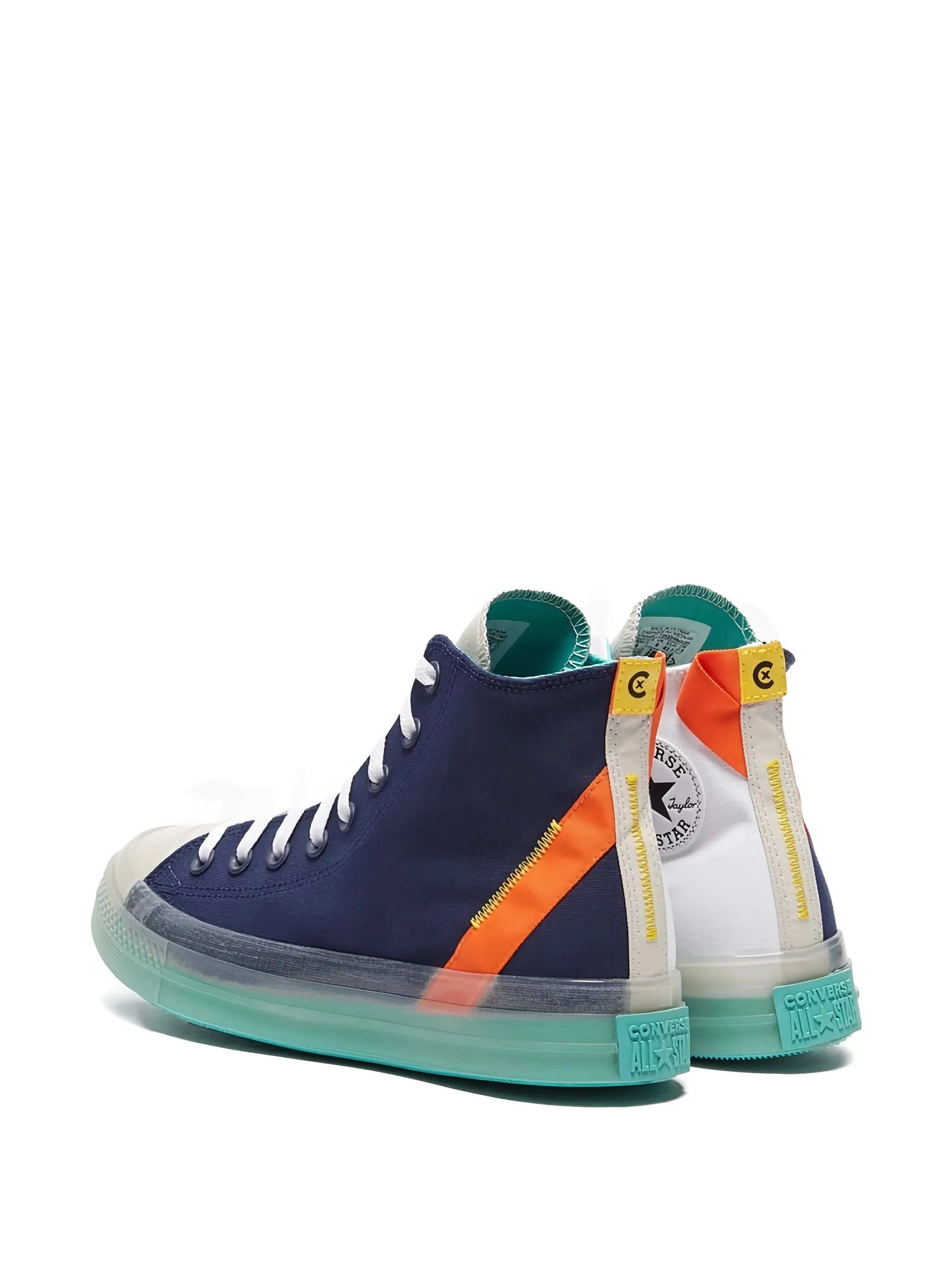 Кеды Chuck Taylor All Star CX High Color Pop - White/Blue/Orange Converse, белый — фото 4