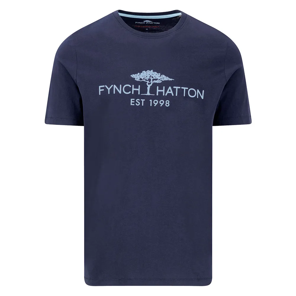 

Футболка с коротким рукавом Fynch Hatton Logo, синий
