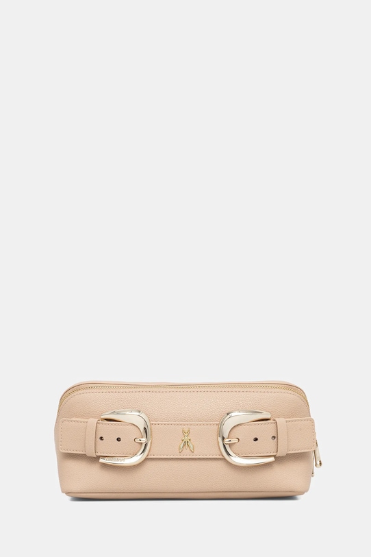 

Кожаная косметичка Patrizia Pepe, бежевый