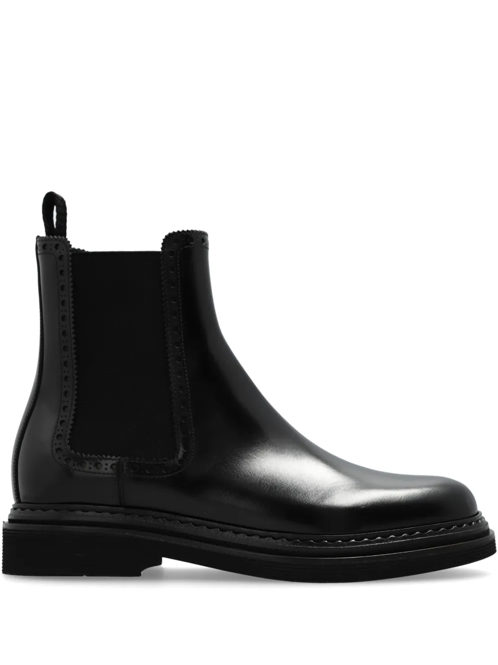 Ботинки с перфорацией DOLCE & GABBANA, черный