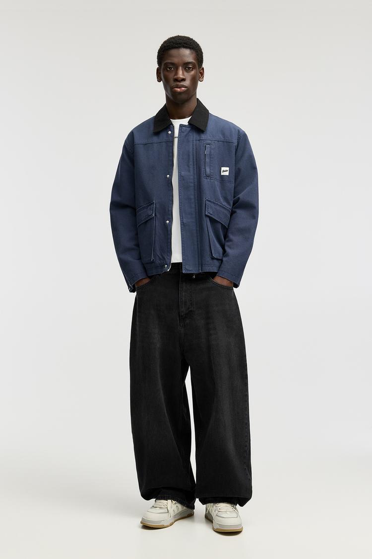 

Очень мешковатые джинсы Pull And Bear, черный