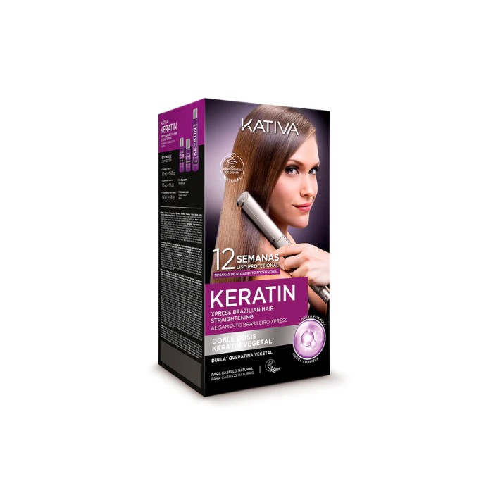 

Набор косметики Kit Alisado Brasileño Vegano Xpress Doble Keratina Kativa, Set 4 productos