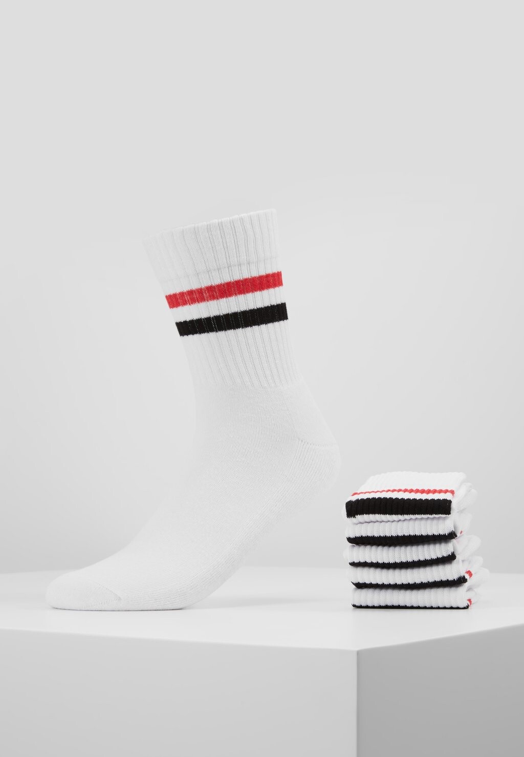 

Носки 5 PACK Pier One, цвет white/red/black