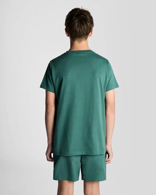 Базовая футболка унисекс Lyle & Scott, Everglade — фото 3