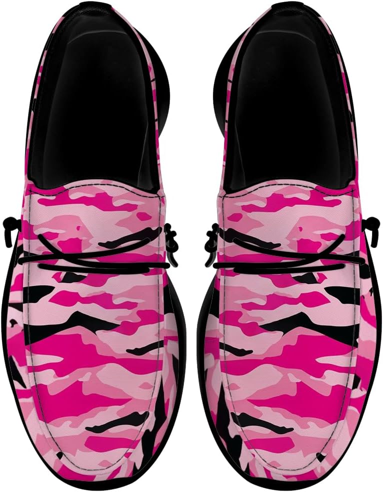 

Камуфляжные туфли Quorax для женщин и мужчин, лоферы с удобной посадкой, камуфляжные подарки для мужчин и женщин, черный