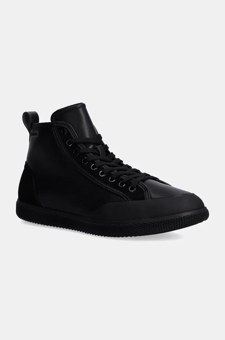 

Кожаные кроссовки Calvin Klein HIGH TOP LACE UP, черный