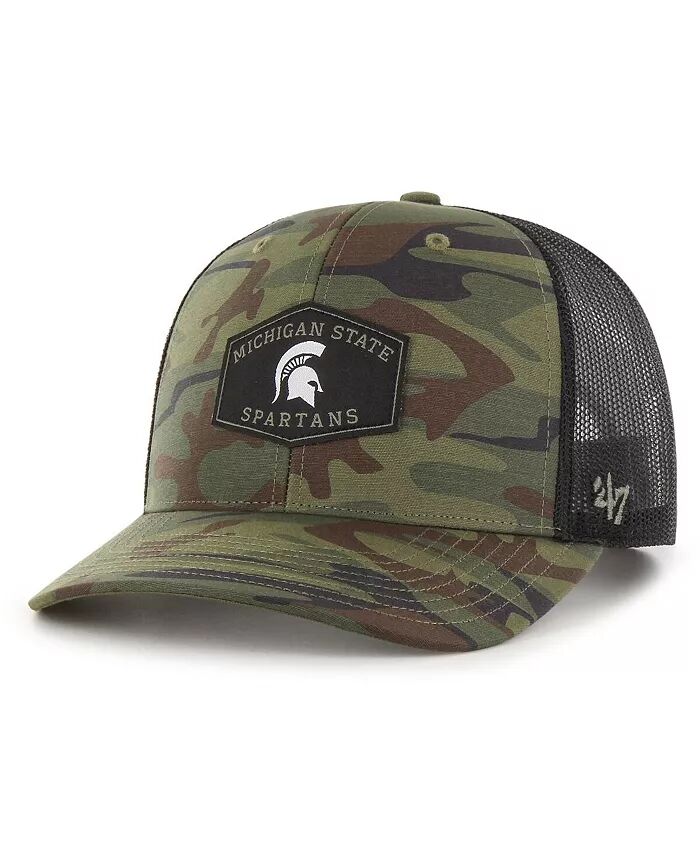 

Мужская камуфляжная черная шапка Michigan State Spartans OHT в стиле милитари Appreciation Cargo Convoy Adjustable '47 Brand