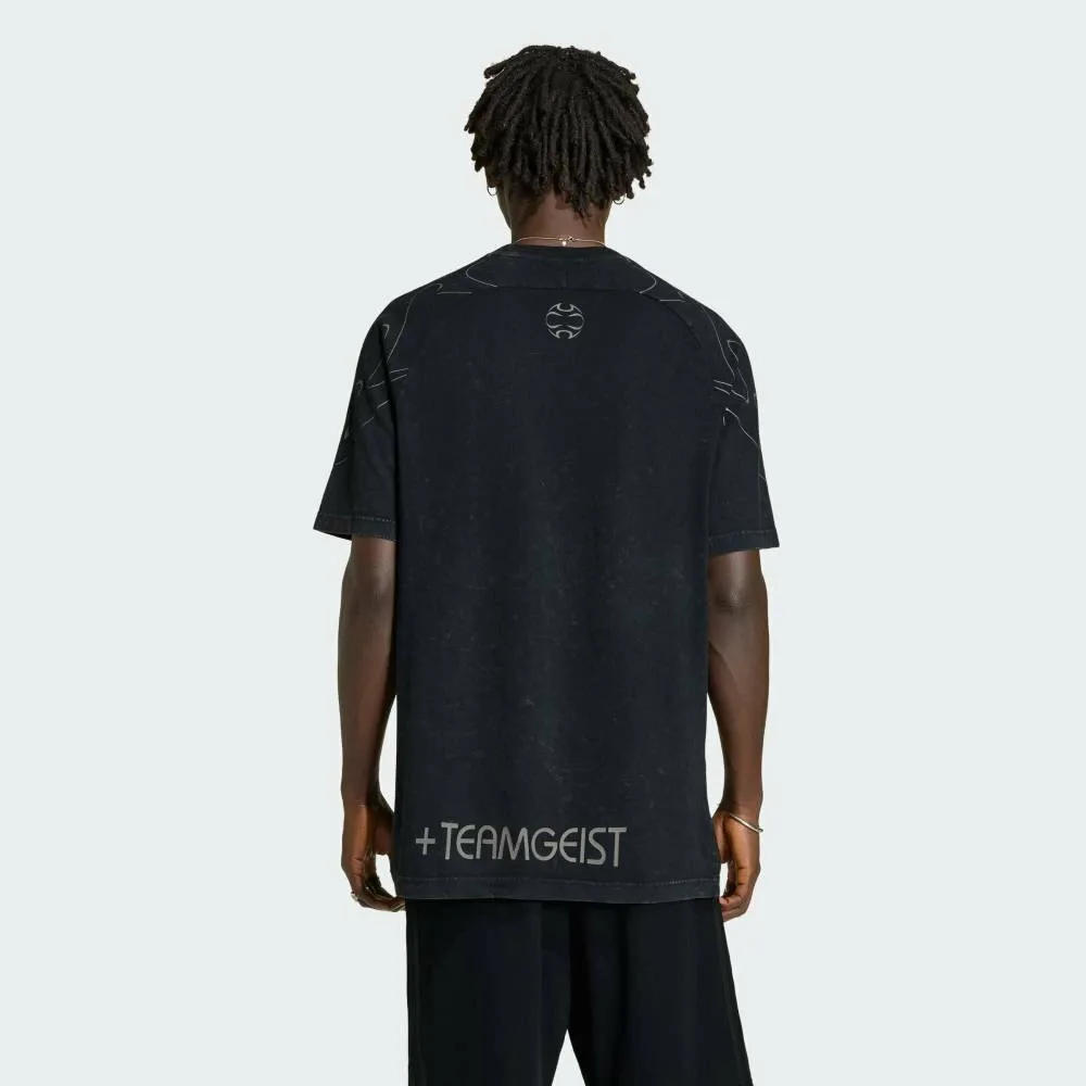 Футболка с коротким рукавом Adirenium Season 4 Teamgeist с графическим принтом Adidas, black — фото 2