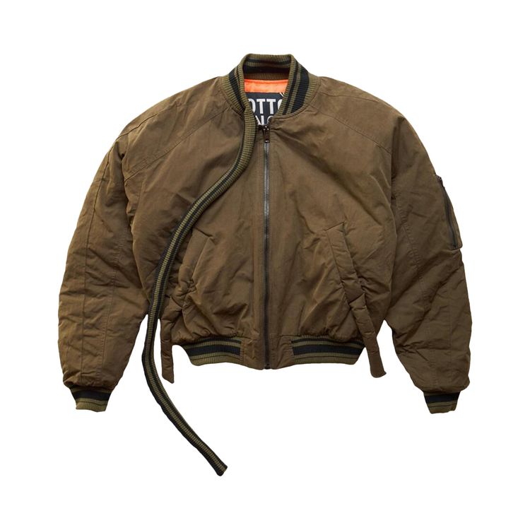 

Куртка Ottolinger Strap Bomber Jacket 'Green', зеленый