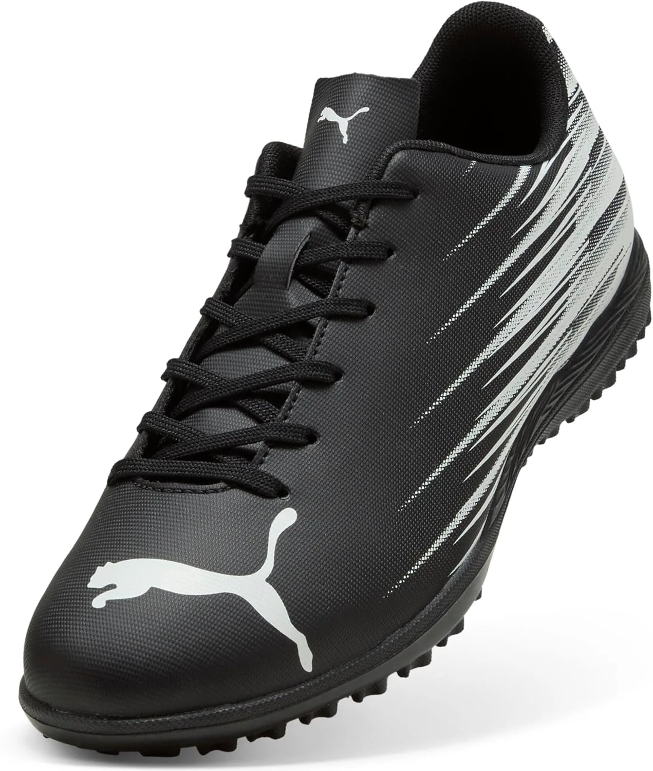 Мужские футбольные бутсы Puma Attacanto Turf Trainer, черно-белый — фото 2