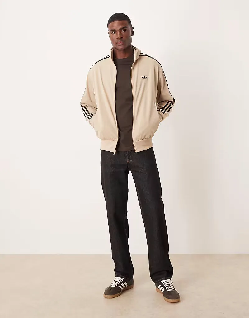 Спортивная куртка Adidas Originals Firebird, цвет «камень» — фото 2