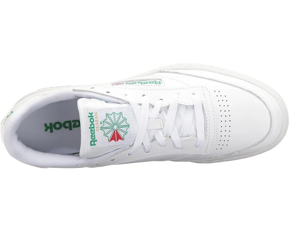 Кроссовки Reebok Lifestyle Club C 85, цвет Int/White/Green — фото 2