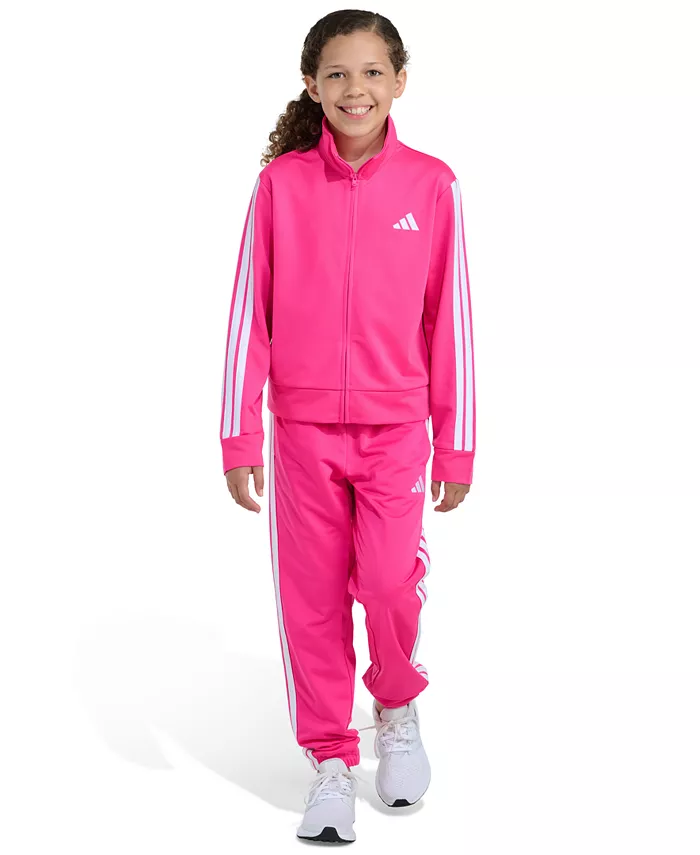 

Детский 2-предметный комплект для мероприятий: куртка и джоггеры из трикотажа для девочек 8-16 Adidas, розовый