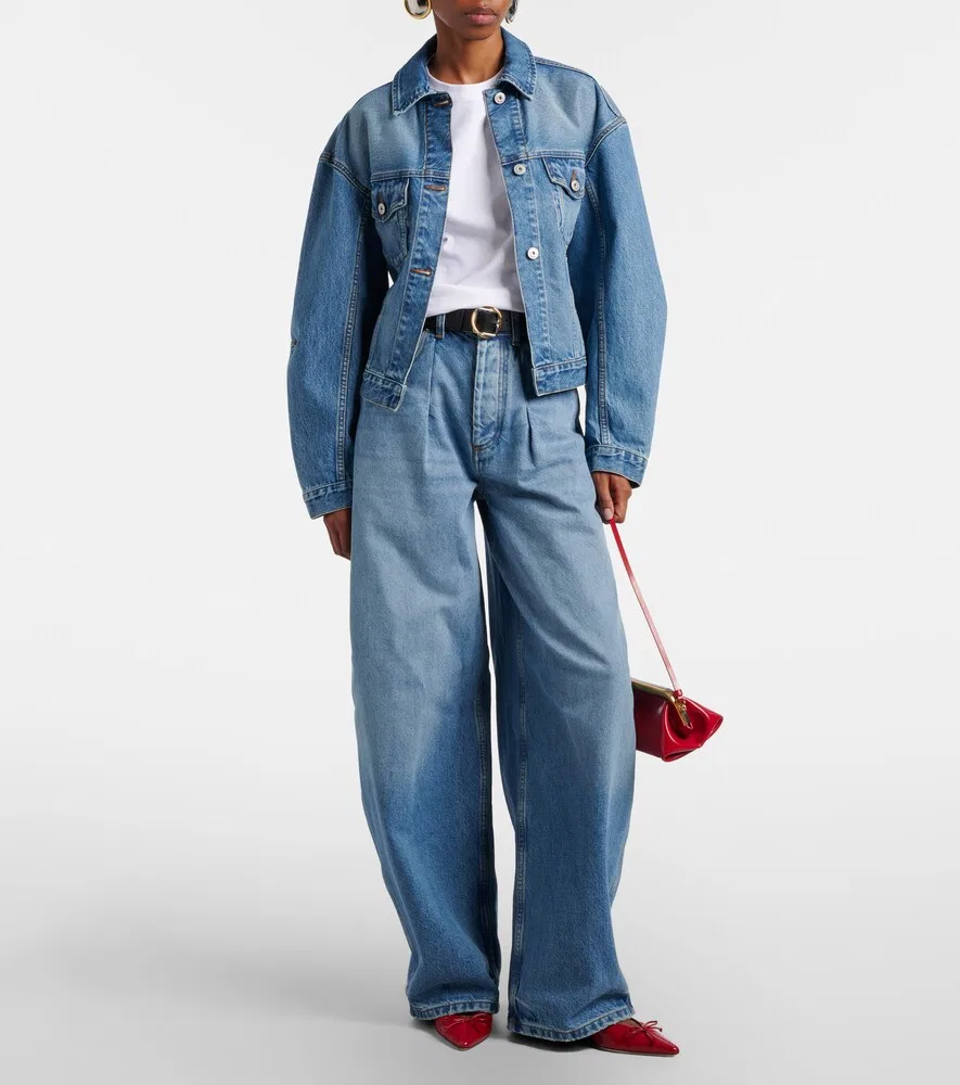 Футболка из хлопкового трикотажа с логотипом Jacquemus, белый — фото 2