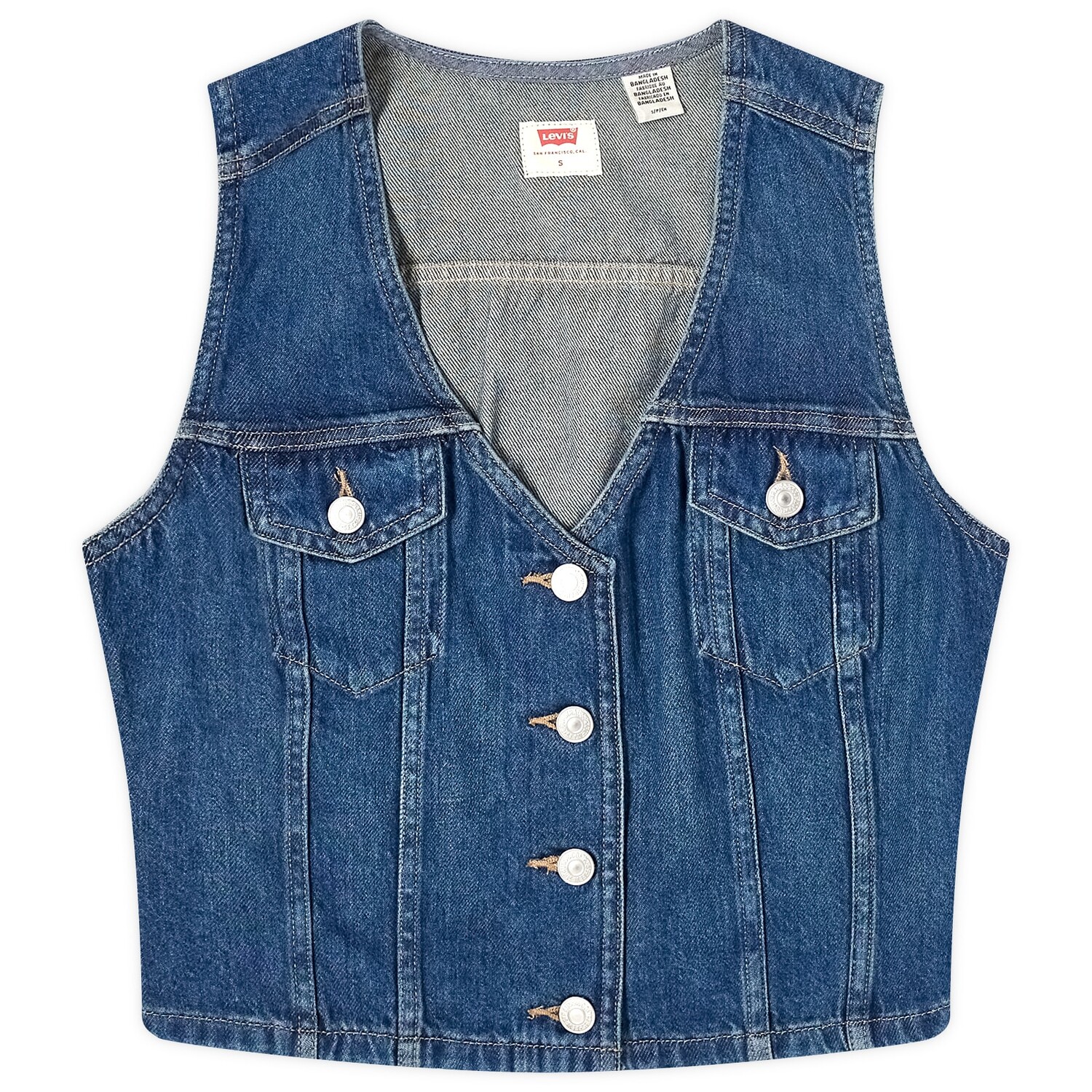 

Утепленный жилет Levi'S Denim Waistcoat, синий
