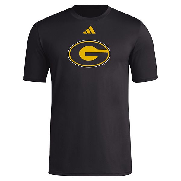 Мужская черная футболка Grambling Tigers Primary Locker Logo Pre-Game Aeroready Adidas — фото 3