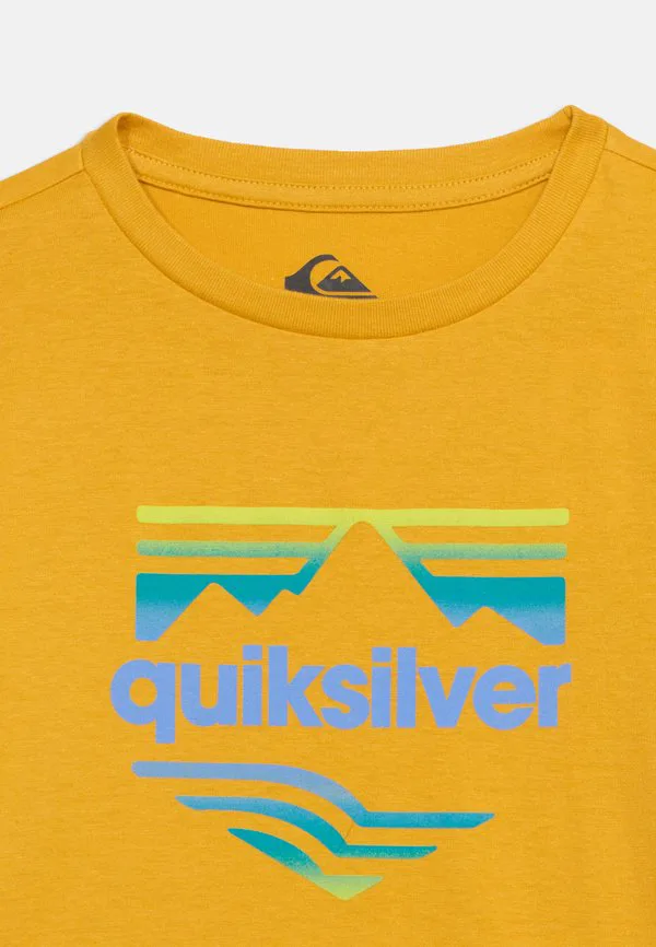 Футболка унисекс с принтом «горизонт» Quiksilver, Mottled Yellow — фото 3