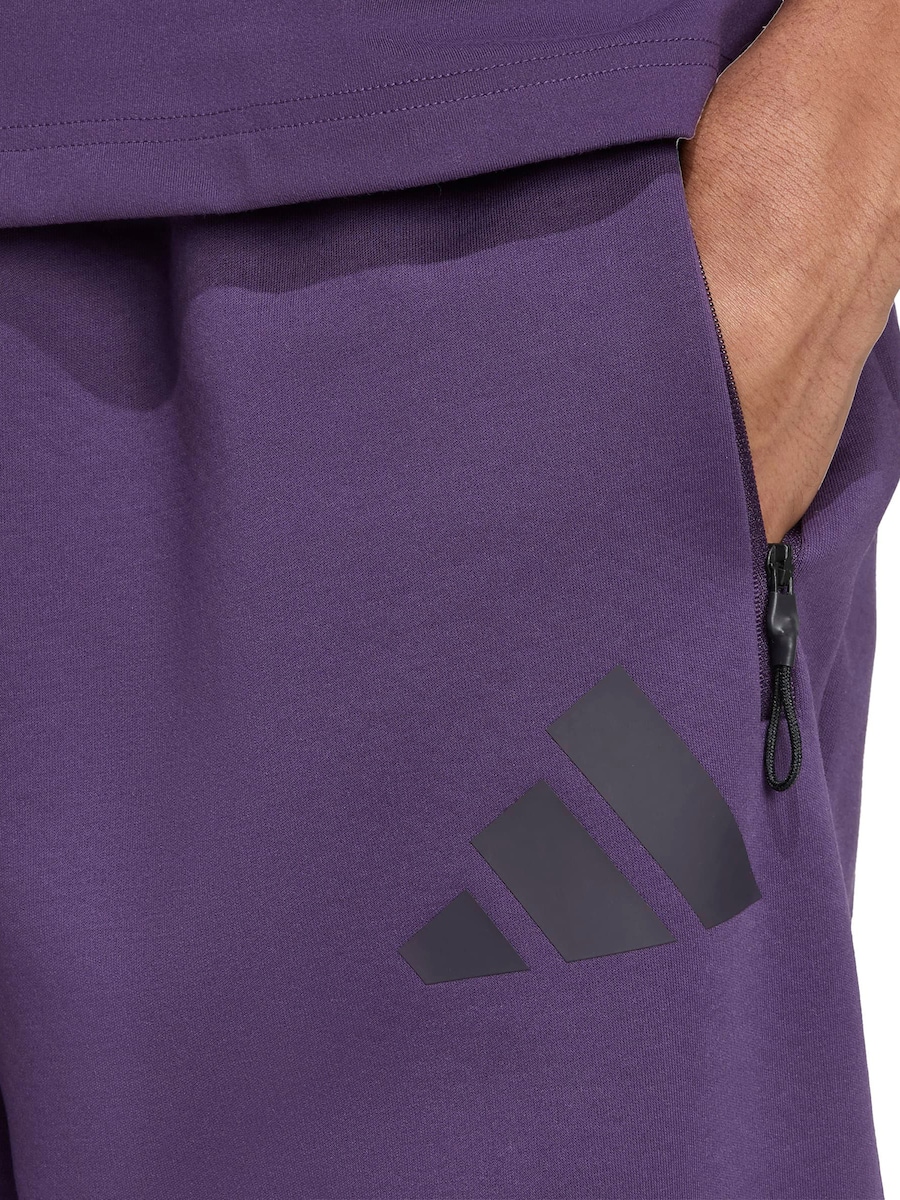 Свободные спортивные брюки ADIDAS SPORTSWEAR Z.N.E., Blackberry — фото 4