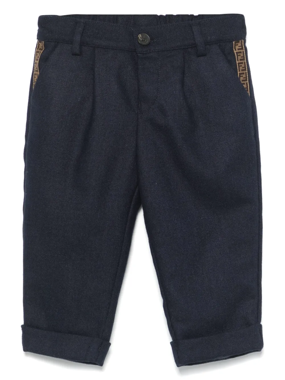 

Брюки из канваса FENDI KIDS, синий